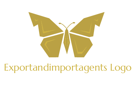 geometric butterfly icon