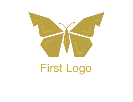 geometric butterfly icon