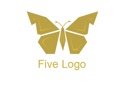 geometric butterfly icon