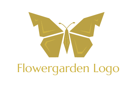 geometric butterfly icon