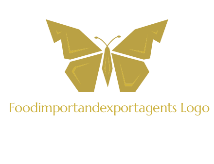 geometric butterfly icon