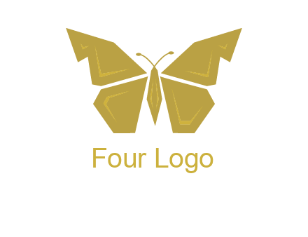 geometric butterfly icon