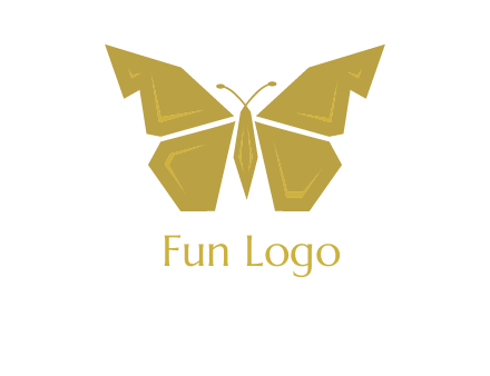 geometric butterfly icon