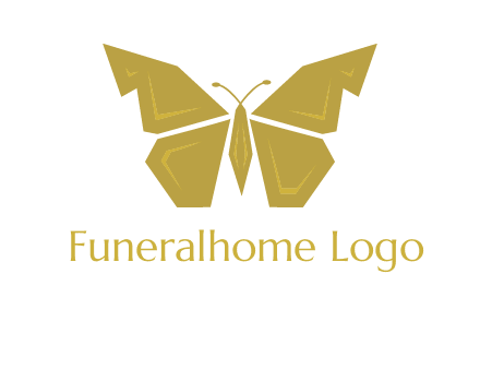 geometric butterfly icon