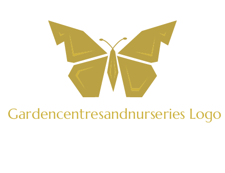 geometric butterfly icon