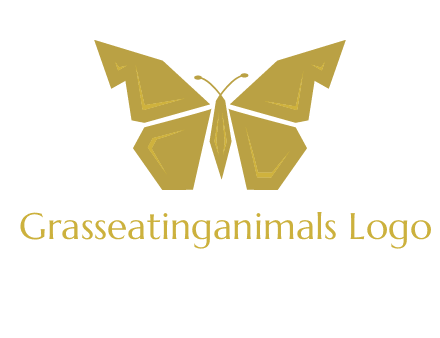 geometric butterfly icon