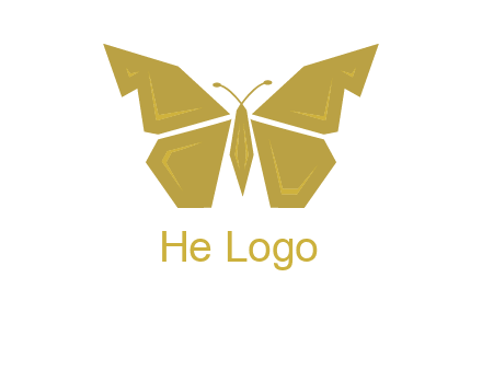 geometric butterfly icon