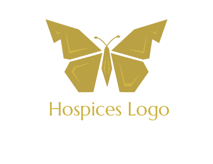 geometric butterfly icon