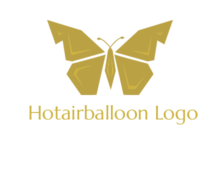 geometric butterfly icon