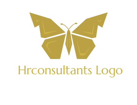 geometric butterfly icon