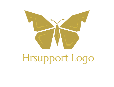 geometric butterfly icon