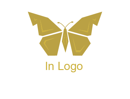 geometric butterfly icon