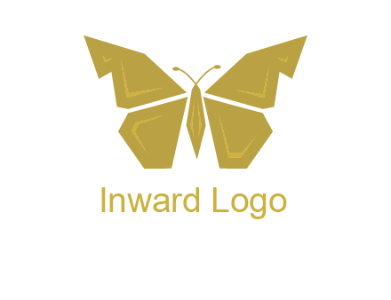 geometric butterfly icon