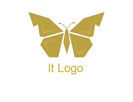 geometric butterfly icon