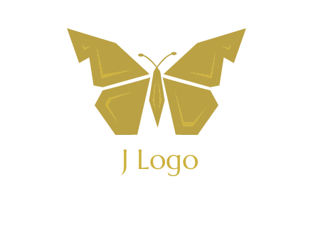 geometric butterfly icon