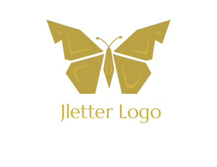 geometric butterfly icon