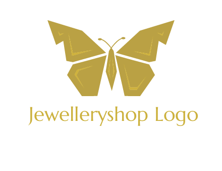 geometric butterfly icon