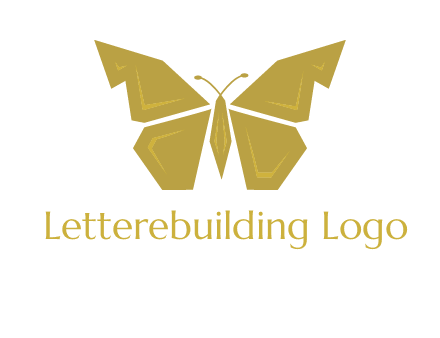 geometric butterfly icon