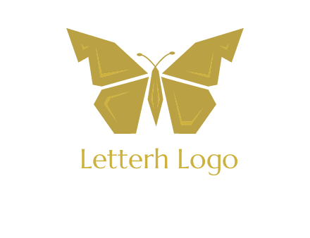 geometric butterfly icon