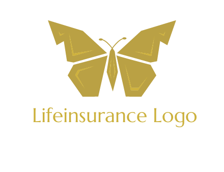 geometric butterfly icon