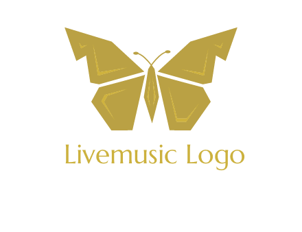 geometric butterfly icon