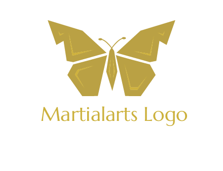 geometric butterfly icon