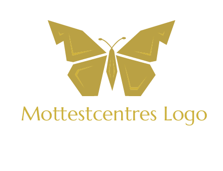geometric butterfly icon