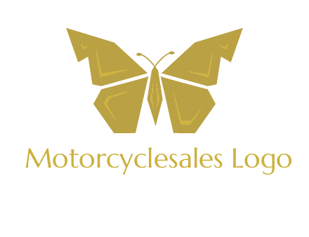 geometric butterfly icon