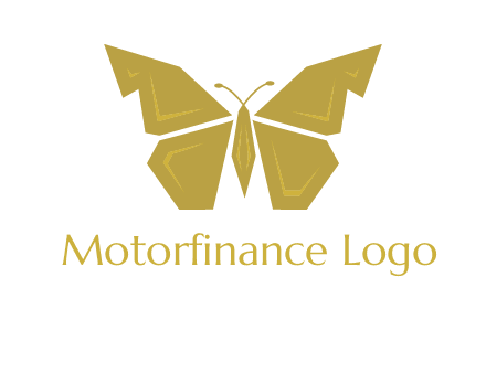 geometric butterfly icon