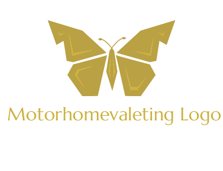 geometric butterfly icon