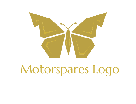 geometric butterfly icon