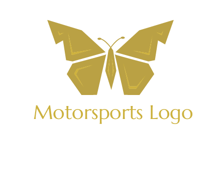 geometric butterfly icon