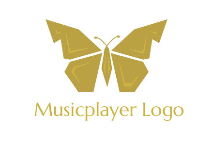 geometric butterfly icon
