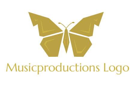 geometric butterfly icon