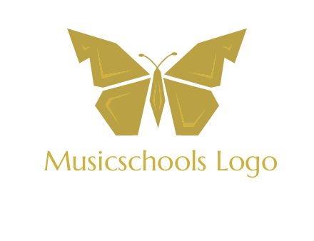 geometric butterfly icon