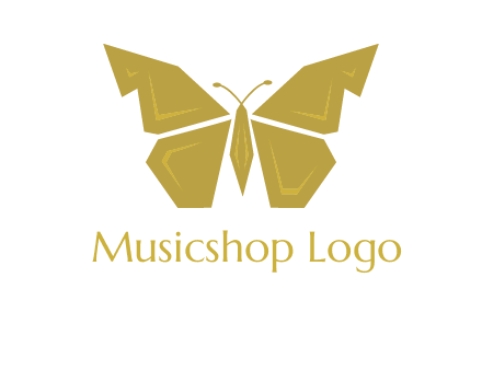geometric butterfly icon