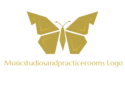 geometric butterfly icon
