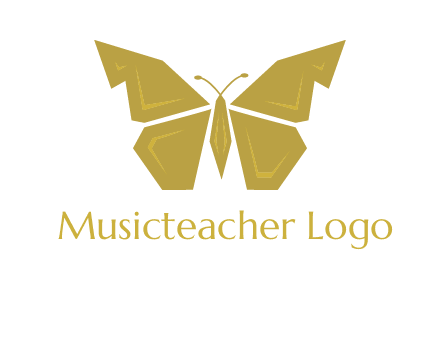 geometric butterfly icon