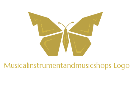 geometric butterfly icon