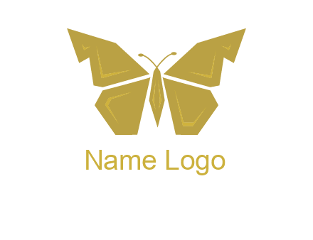 geometric butterfly icon