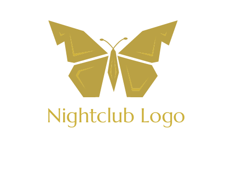 geometric butterfly icon