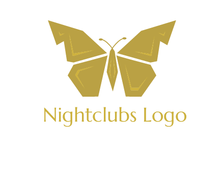 geometric butterfly icon
