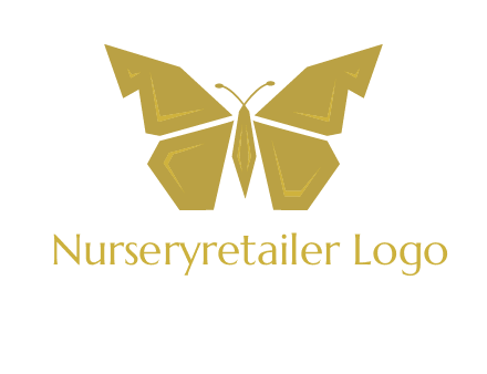 geometric butterfly icon