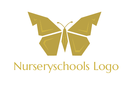 geometric butterfly icon