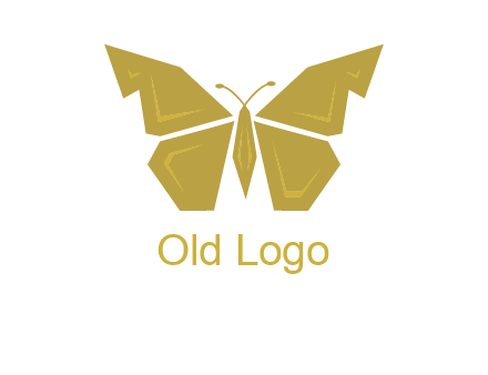 geometric butterfly icon