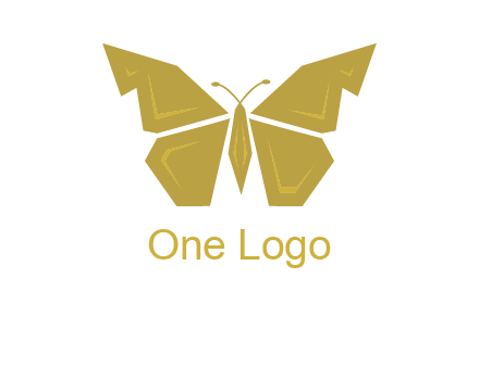 geometric butterfly icon