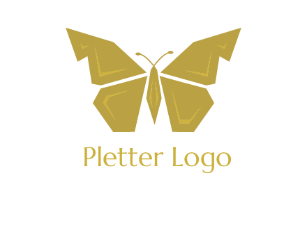geometric butterfly icon