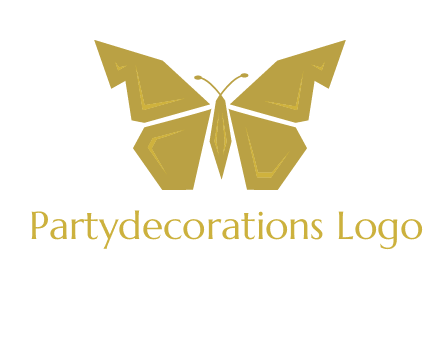 geometric butterfly icon