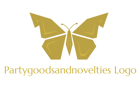 geometric butterfly icon
