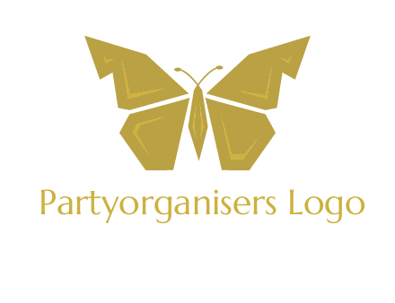 geometric butterfly icon